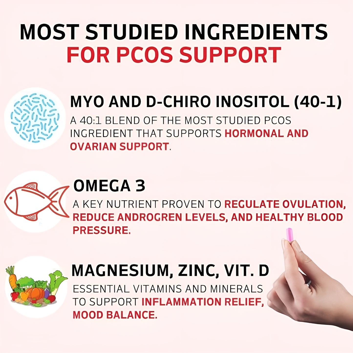 OVAHEALTH Happy Hormones – For PCOS Fertility Support