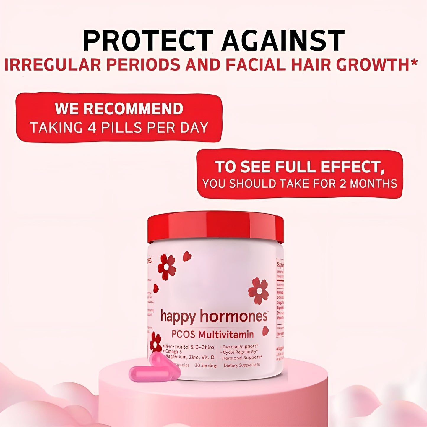 OVAHEALTH Happy Hormones – PCOS Multivitamin Weight Loss