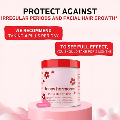OVAHEALTH Happy Hormones – PCOS Multivitamin Weight Loss